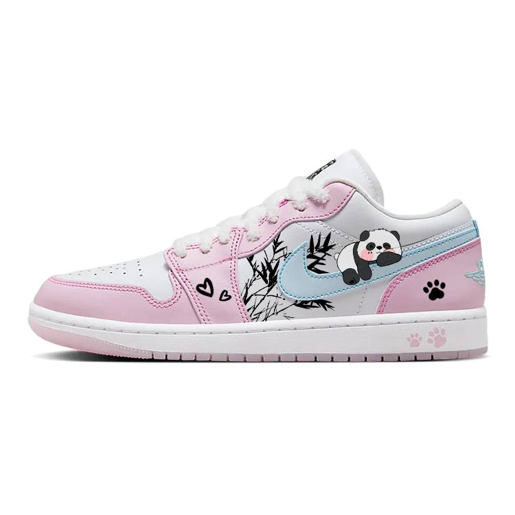 Jordan Jordan Air Jordan 1 Hug Hook Panda, Bamboo Forest Panda Abrasion Resistant Breathable Abrasion Resistant Breathable