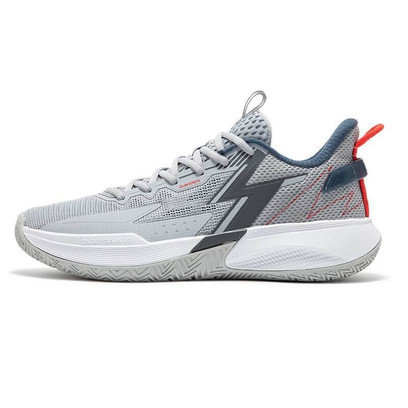 361° Big3 Team Cushioning, Wear Resistant Low top Basketball Shoes Men's Gray