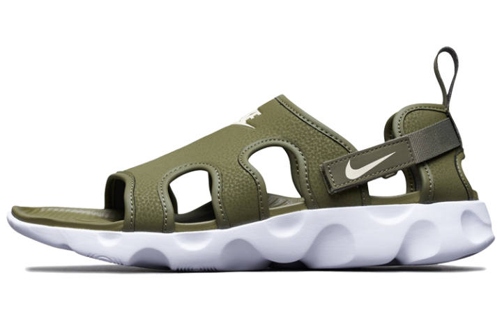 Nike Nike Owaysis White Green Sandals 'Green White'