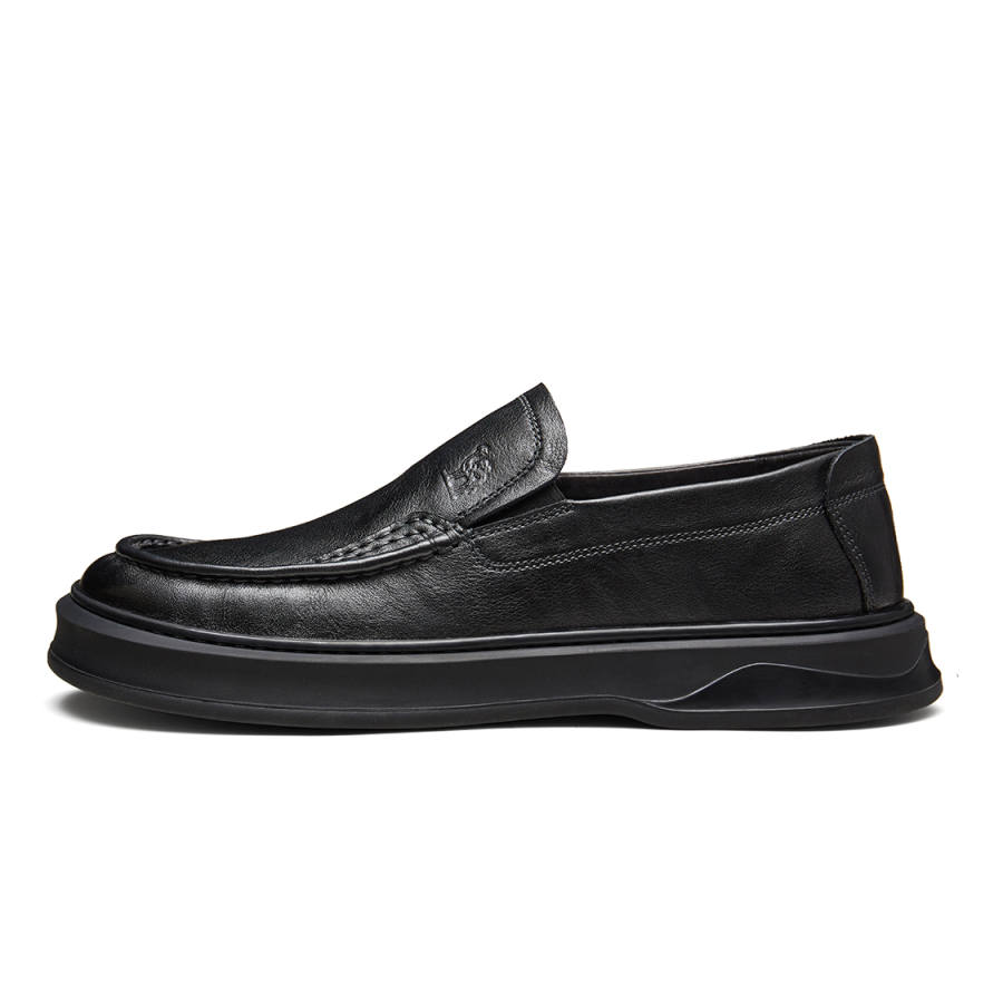 CAMEL CAMEL Casual Leather Shoes Men's Low Top Black/Brown
