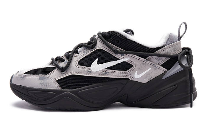 Nike Nike M2K Tekno SP Bubble Jellyfish, Dark Warrior Low top Chunky Sneakers Unisex Black Gray