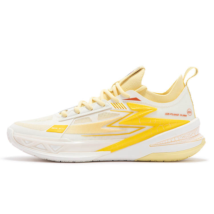 361° BIG3 5.0 Pro Little Liu Duck Low top Basketball Shoes Men's Yellow White