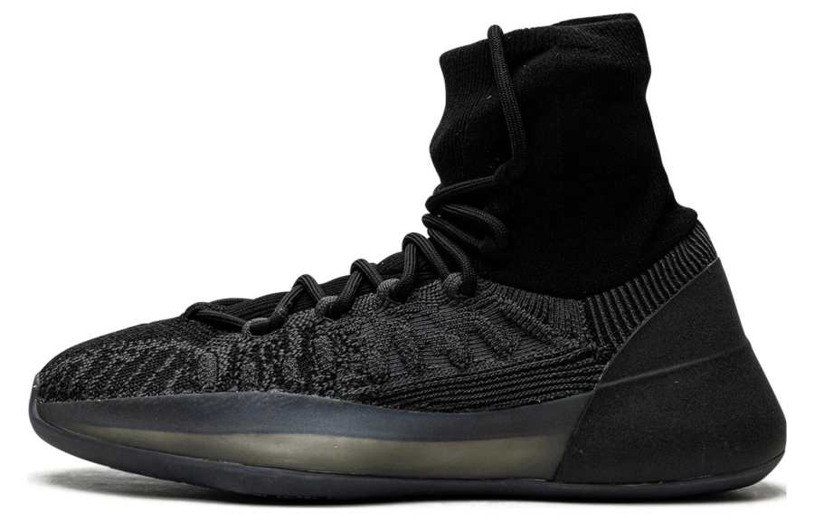 Adidas Originals Yeezy BSKTBL Knit Abrasion Resistant High top Basketball Shoes Unisex Black