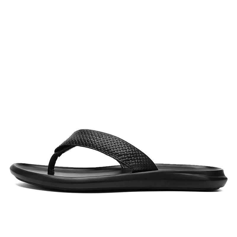 CANUVEN Rubber Sole Odor Resistant Abrasion Resistant Odor Resistant, Abrasion Resistant Flip Flops Men's