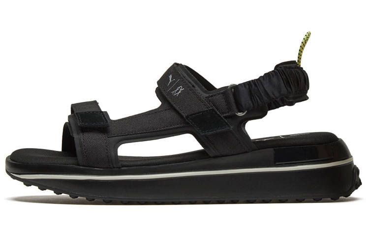 PUMA Liu Wen X Future Rider Sandals 'Fluorescent Braid Black' Women's