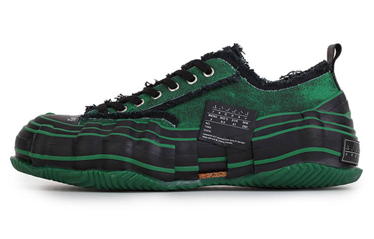 XVESSEL VESSEL G.O.P. Lows O.G. 'Matrix Green' Gene Mutation Low top Canvas Shoes Unisex Green Demon