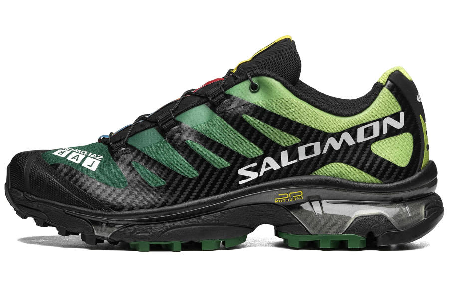 SALOMON XT 4 Comfortable Slip Resistant, Abrasion Resistant, Lightweight Low top Running Shoes Unisex Eden Green