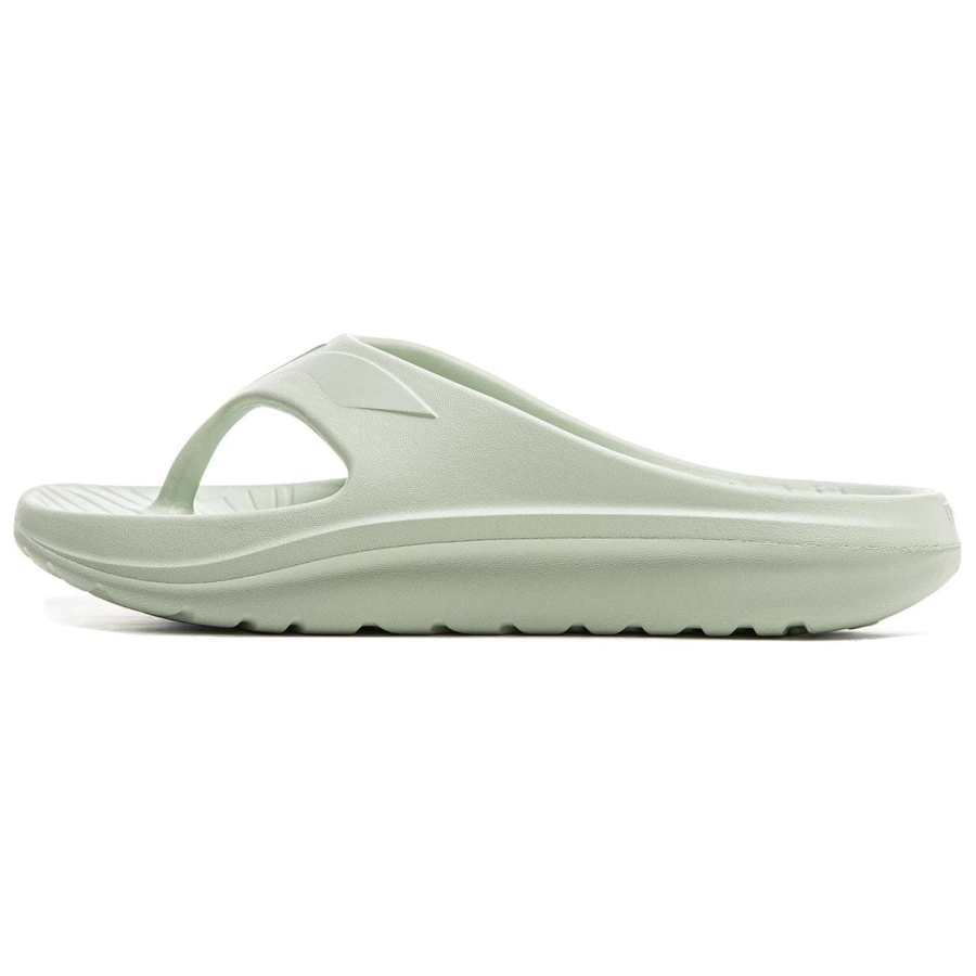 Li-Ning Li Ning EVA Abrasion Resistant Slip Resistant Abrasion Resistant Slip Resistant Flip Flops Unisex Ice Fat Green