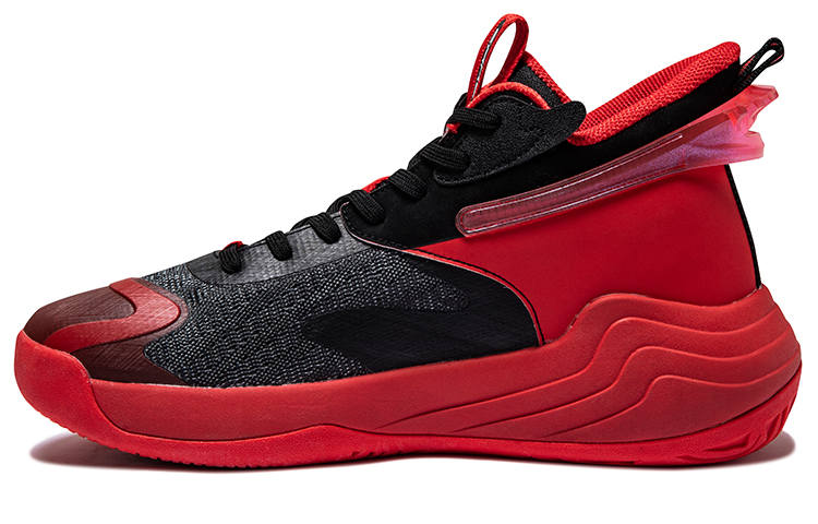 Erke High top Basketball Shoes Men's University Red
