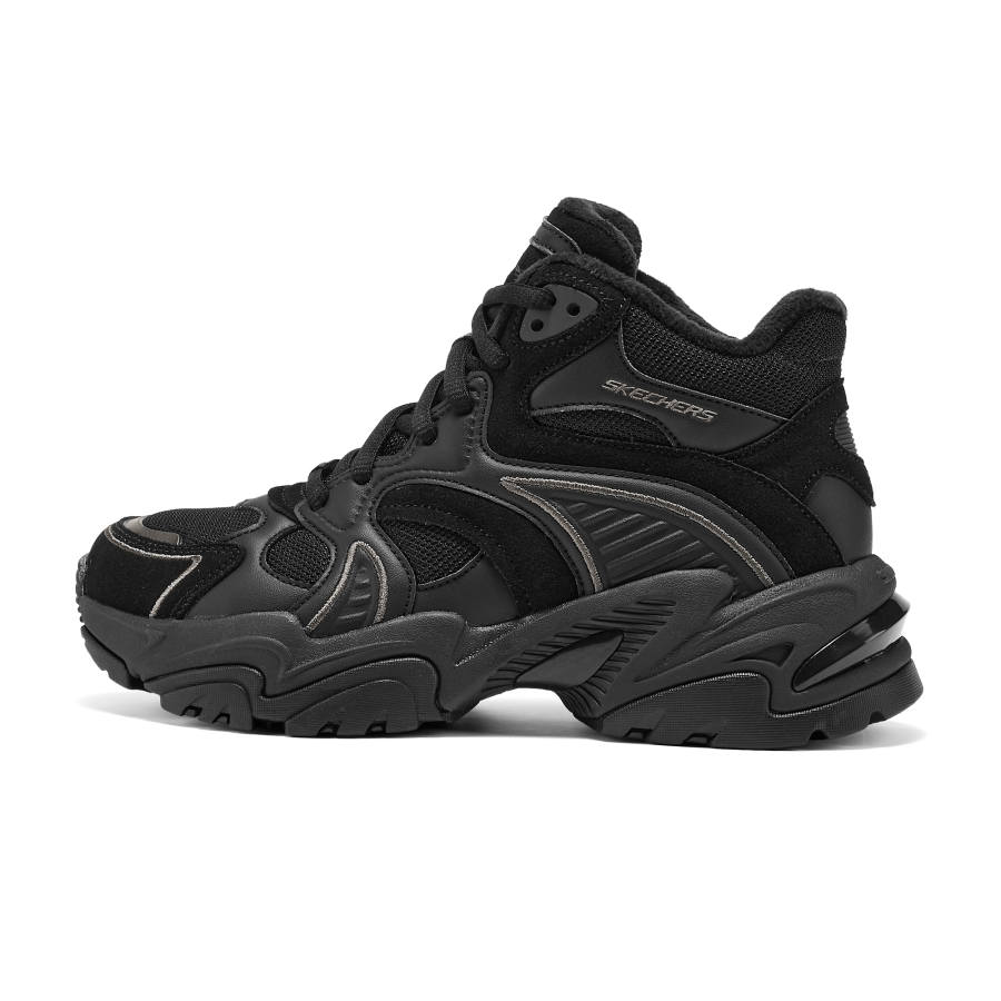 Skechers DLITES Vintage Mecha Shoes 2025 Fall Mesh, Artificial Leather Thermal Height Increasing