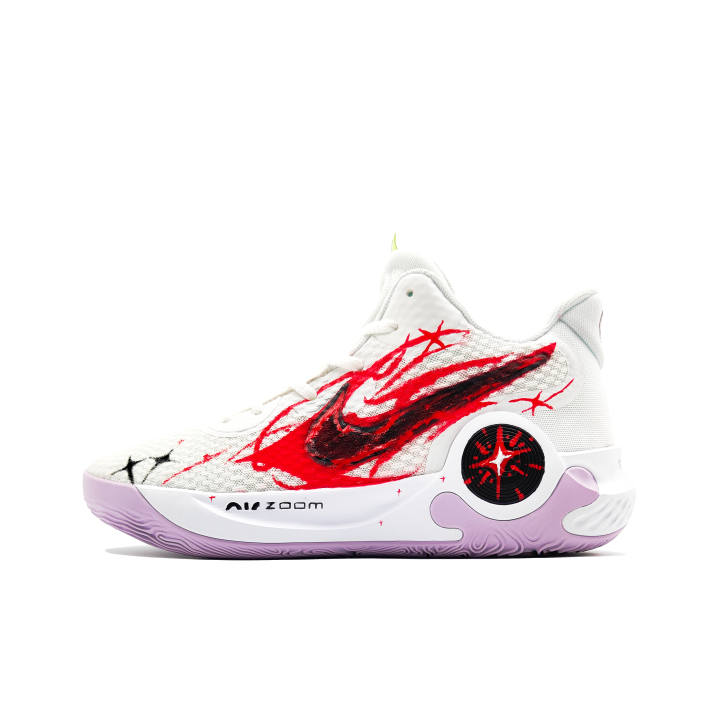 Nike Nike KD Trey 5 IX Ink Meteor Red Flame Cushioning Abrasion Resistant Coverage Support Thermal