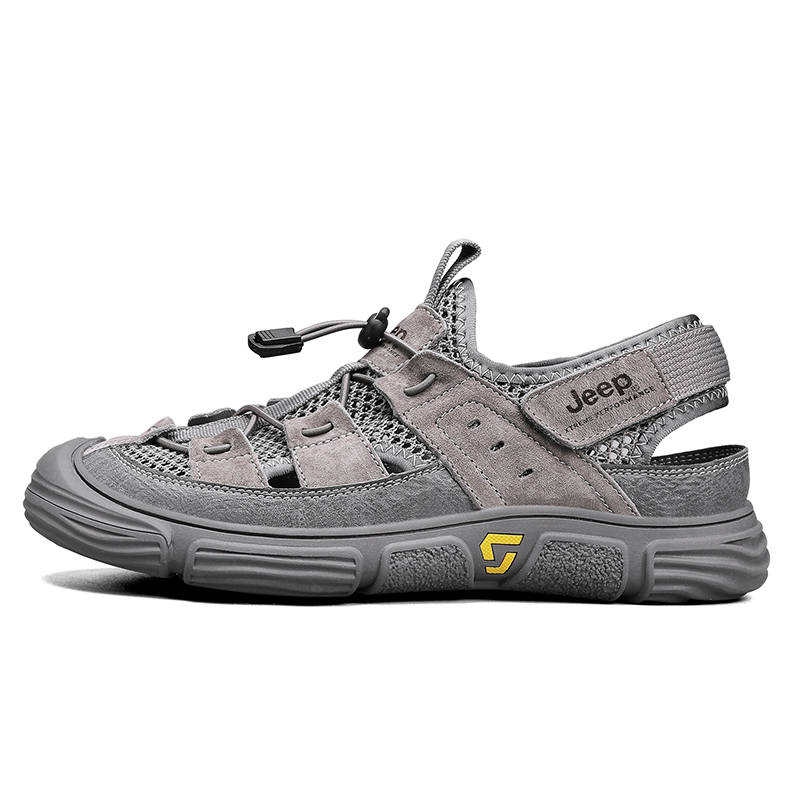 Jeep Outdoor Casual River Trekking Shoes Men's Gray