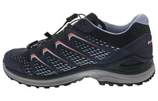 Lowa Maddo Maddox Gtx Lo Ws Comfortable Abrasion Resistant Low top Outdoor Shoes Women's Navy Blue