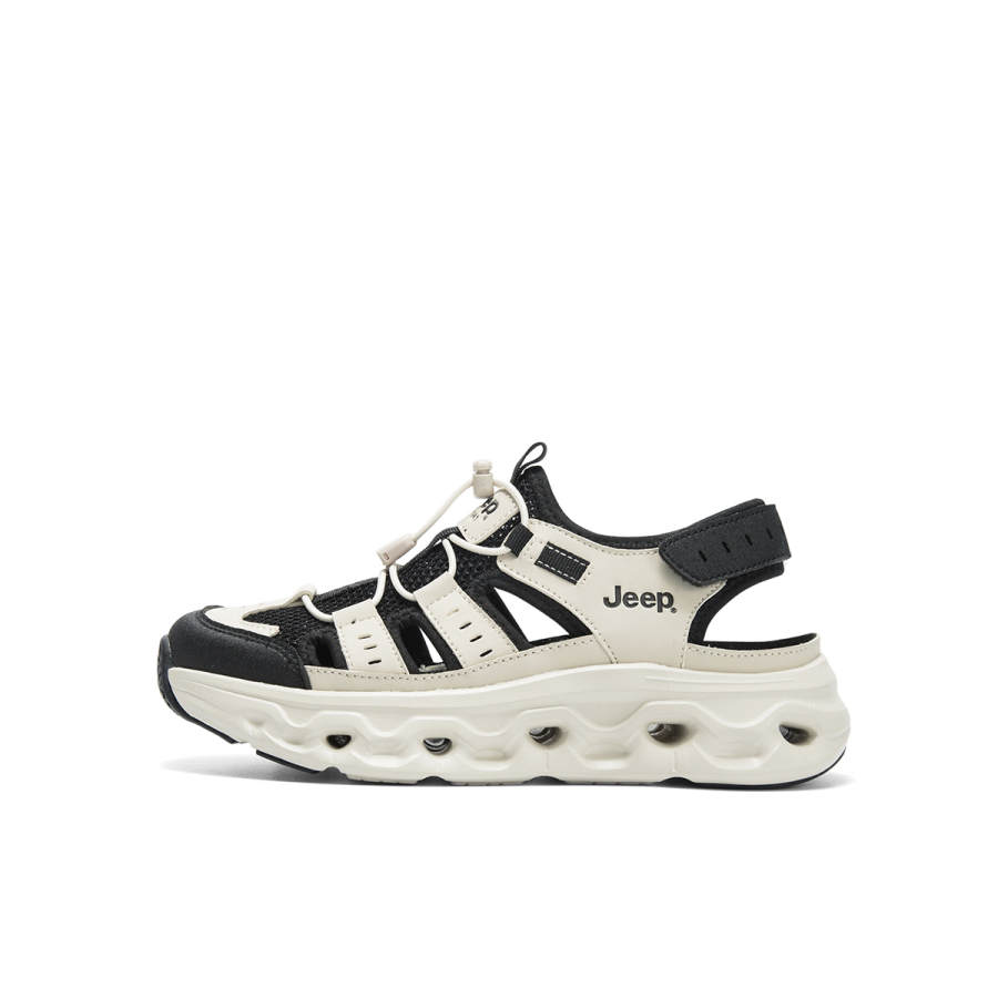Jeep Synthetic Leather, Textile Slip Resistant Odor Resistant Grip River Trekking Shoes Women's