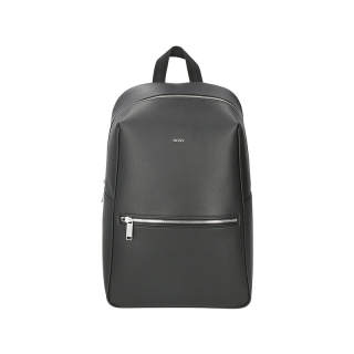 HUGO BOSS Leather Backpack Men's Black