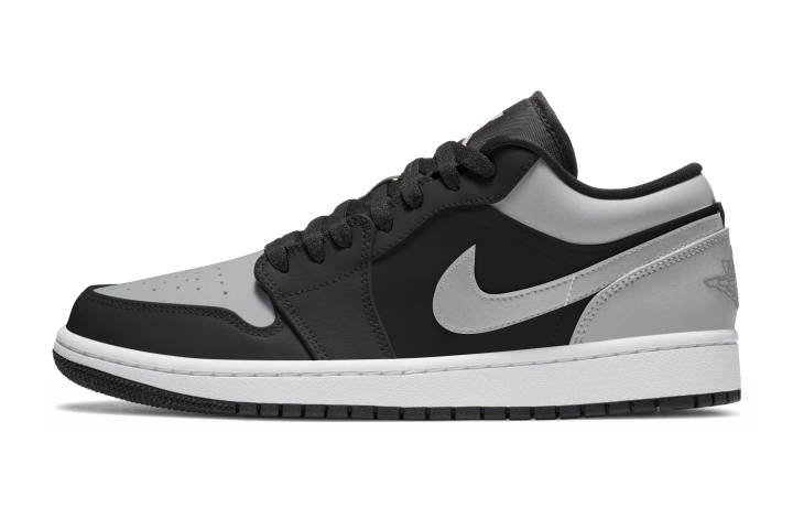 Jordan Jordan Air Jordan 1 Low top Skateboard Shoes Unisex Black Gray