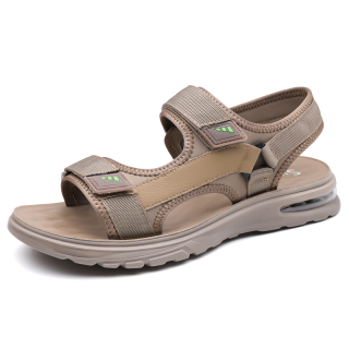 SHENNUO Beach Sandals Men's Brown