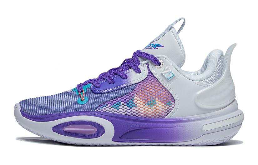 Li-Ning Li Ning All City 11 Youth Snow Mountains Cushioning Slip Resistant Abrasion Resistant Low top Basketball Shoes Unisex