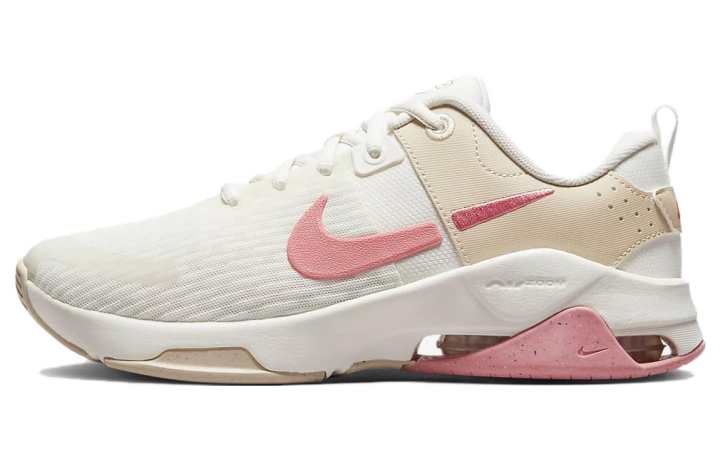 Nike Nike Zoom Bella 6 Mesh Comfortable Cushioning Slip Resistant Low top Training Shoes Women's Pink White