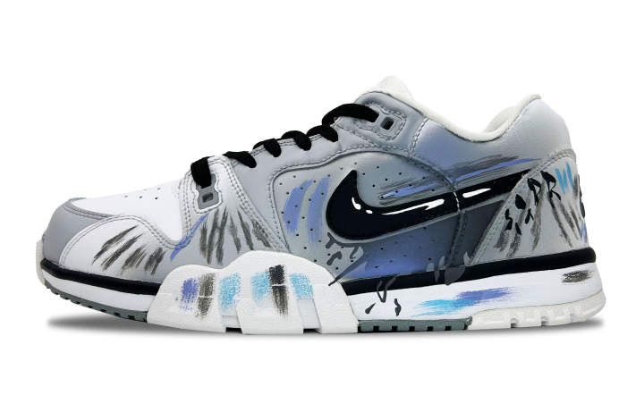 Nike Nike Air Cross Trainer 3 Low top Training Shoes Men's Black White Gray