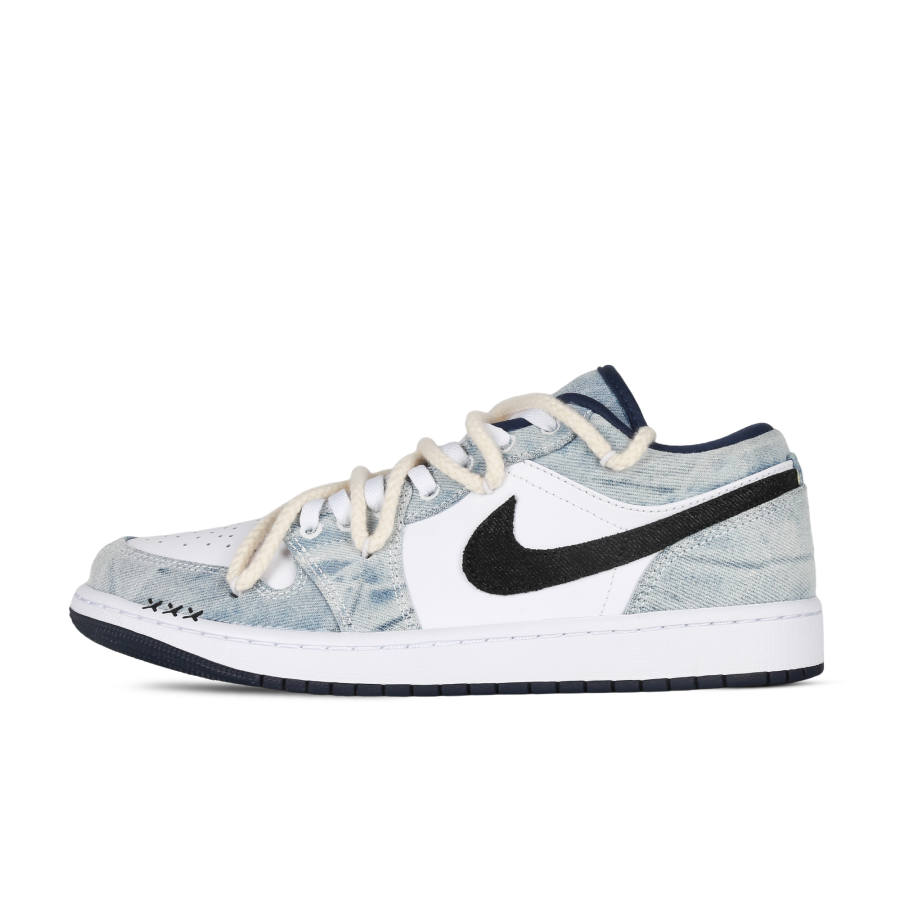 Jordan Jordan Air Jordan 1 Low Se Washed Denim 3X Slip Resistant Abrasion Resistant Slip Resistant Abrasion Resistant Low top