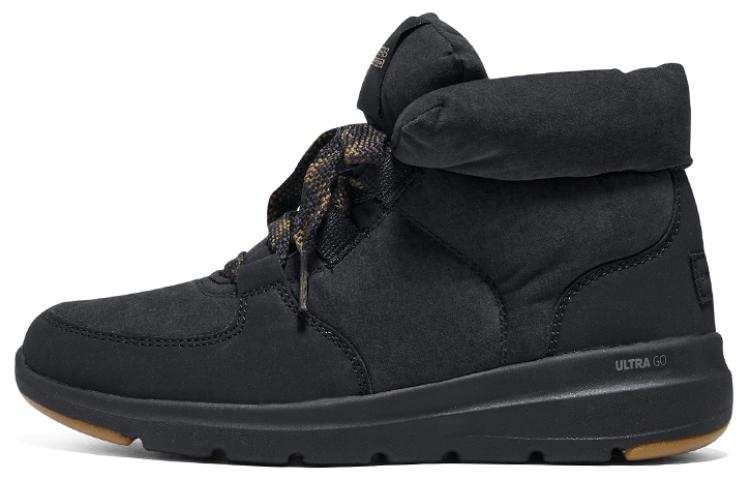 Skechers Puffy Shoes Thermal Abrasion Resistant Thermal Abrasion Resistant Comfortable Crew Snow Boots Women's Black
