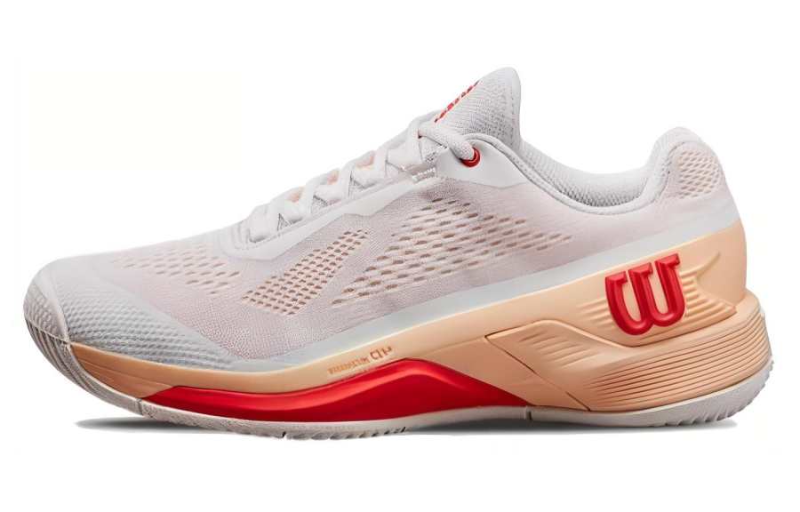 Wilson Abrasion Resistant Low top Tennis Shoes Women's White Pink