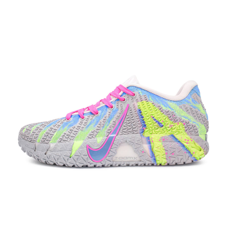 Nike Nike Ja Morant 3 Abrasion Resistant Breathable Low top Basketball Shoes Unisex Blue Green Gray