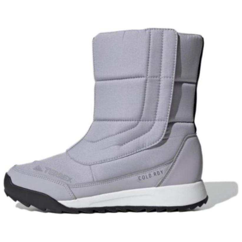 Adidas Adidas Terrex Choleah Thermal Abrasion Resistant Cushioning Shaft Short Snow Boots Women's Gray Black