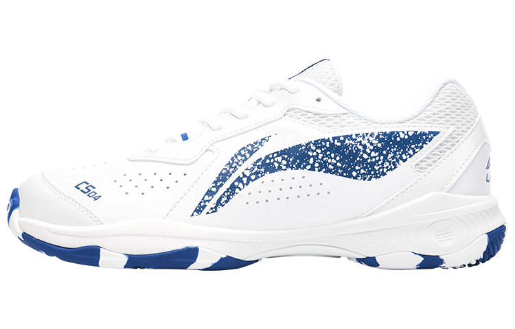 Li-Ning Li Ning Rubber Slip Resistant, Abrasion Resistant, Breathable Low top Badminton Shoes Unisex Blue