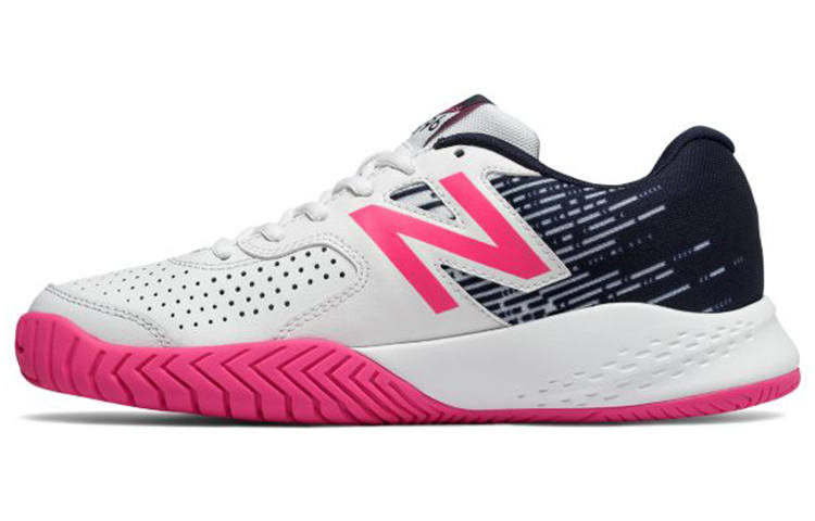 New Balance New Balance NB 696 Tennis Shoes Women's Low Top Blue/White/Pink