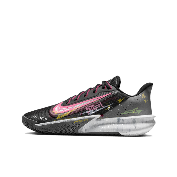 Nike Nike Precision 7 Low top Basketball Shoes Men's Black Pink