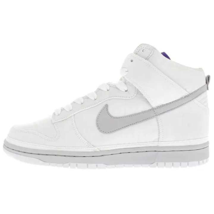Nike Nike Dunk High Slip Resistant Abrasion Resistant Mid top Basketball Shoes Unisex White