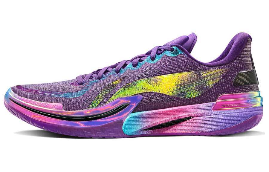 Li-Ning Li Ning Gamma Ray Burst Low top Basketball Shoes Men's Purple
