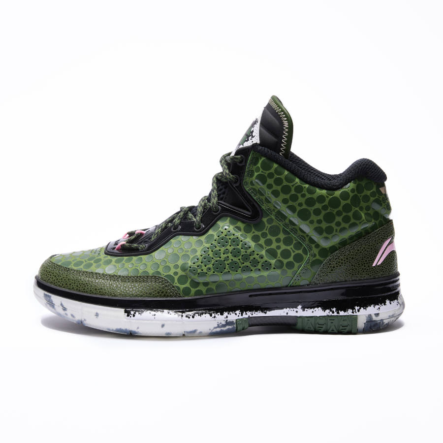 Li-Ning Li Ning WOW 1 Basketball Shoes Men's High Top Green