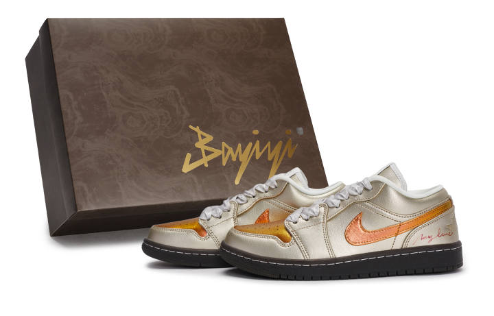 Jordan Jordan Air Jordan 1 811 Manufacturing, Afterglow Phantom, Special Shoe Box Slip Resistant Abrasion Resistant