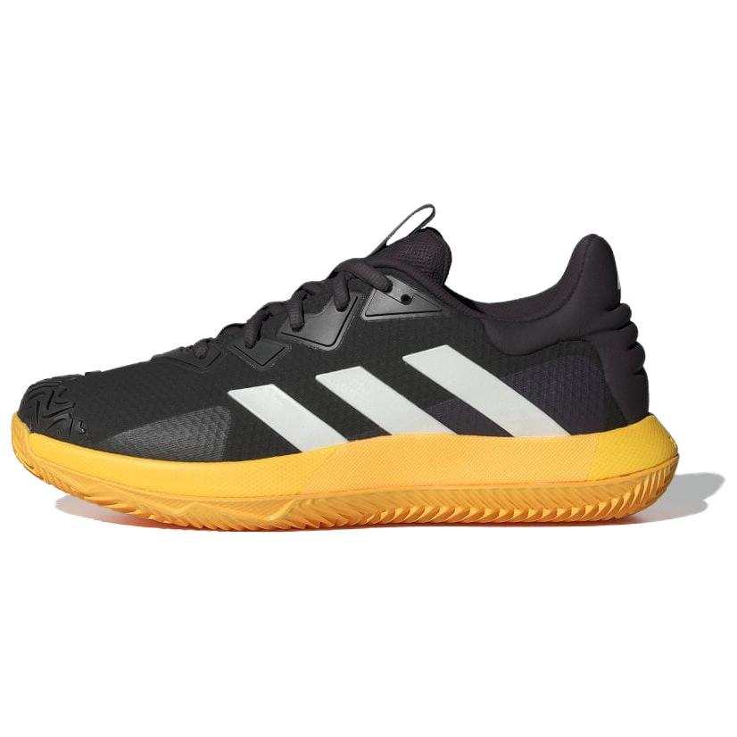 Adidas Adidas Solematch Control Slip Resistant Abrasion Resistant Low top Tennis Shoes Men's Black