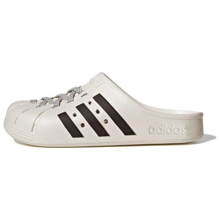 Adidas Adidas ADILETTE CLOGS Unisex Beige White Black