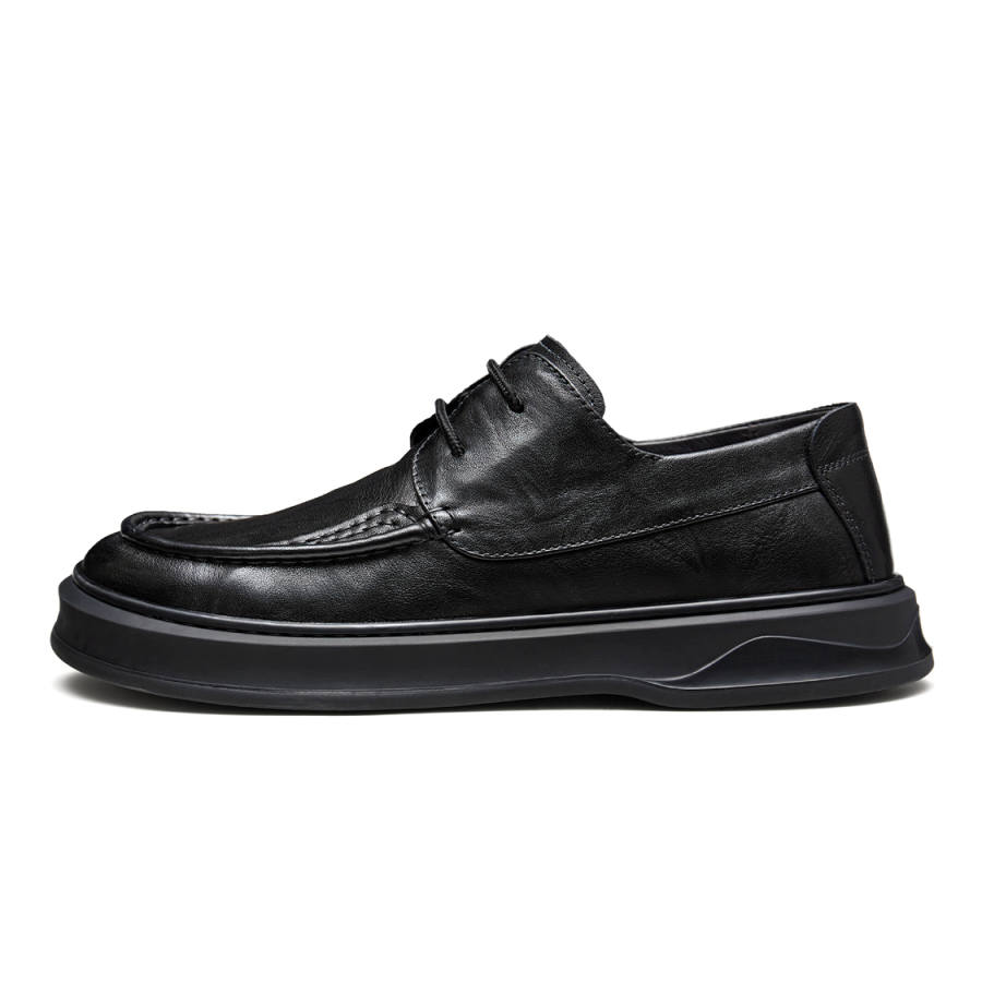 CAMEL CAMEL Casual Leather Shoes Men's Low Top Black Brown