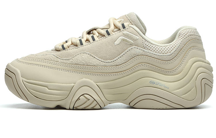 FILA FUSION HERITAGE BASKETBALL Handle Low top Vintage Basketball Shoes Women's Beige