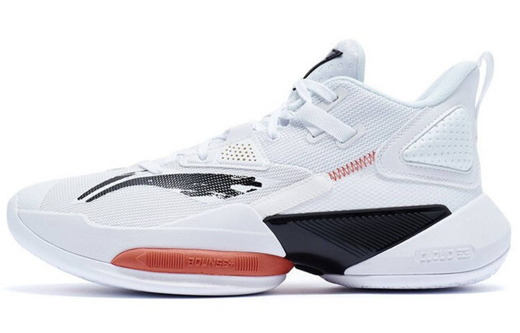 Li-Ning Li Ning Power 8 Textile, Synthetic Leather, TPU Cushioning Slip Resistant Abrasion Resistant Mid top PROBAR LOC
