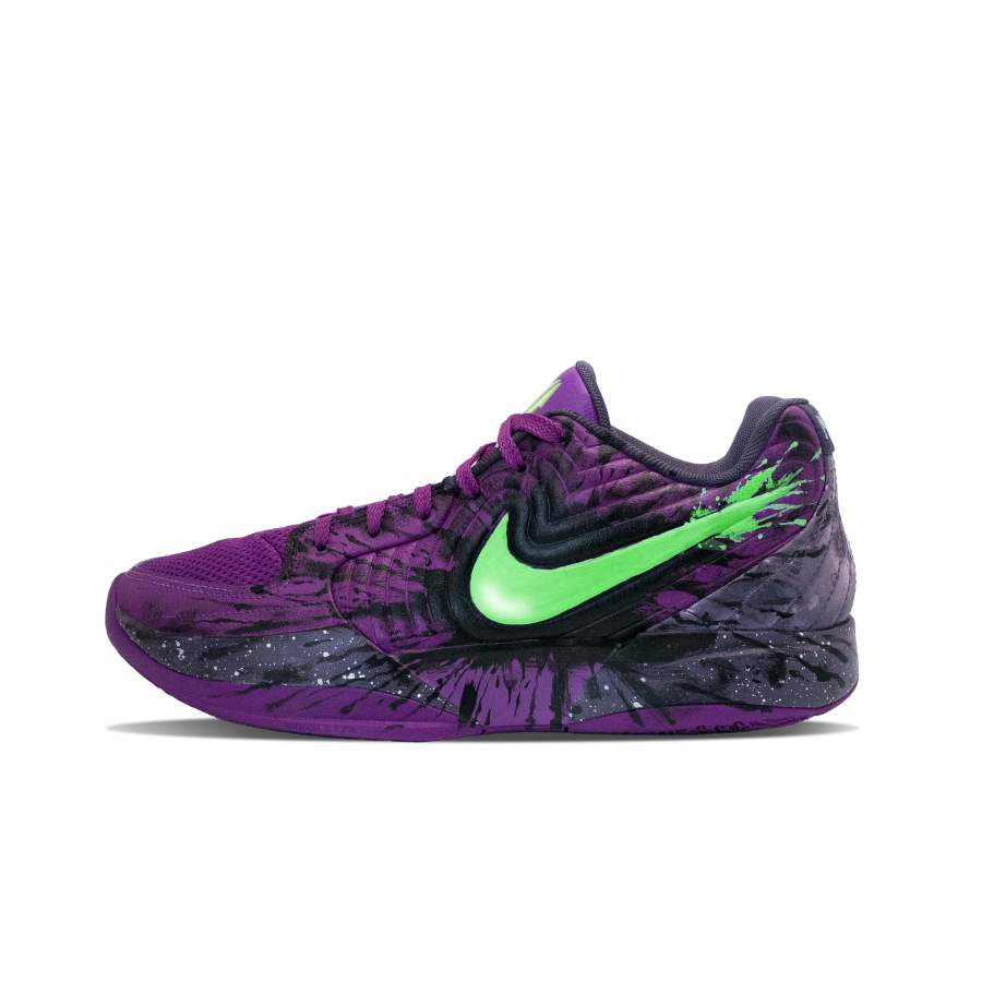 Nike Nike Ja 2 Cushioning, Wear Resistant Low top Basketball Shoes Men's Purple Green