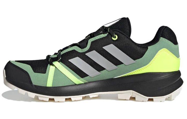 Adidas Adidas Terrex Skyhiker Gore Te Breathable Low top Hiking Shoes Men's Black Green