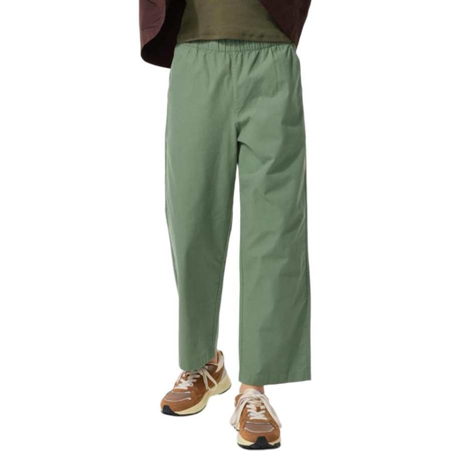 UNIQLO Casual Pants Women's Green Moderate Straight Fit Pants