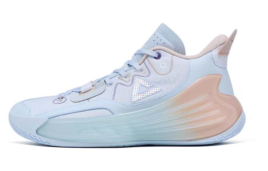 PEAK Shadowhunting Lux Cushioning Slip Resistant Abrasion Resistant Mid top Basketball Shoes Men's Blue