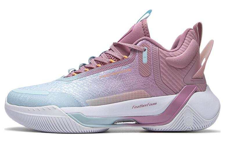 XTEP YOUYUN 6 PRO Low top Basketball Shoes Men's Clear Blue Mallow Purple