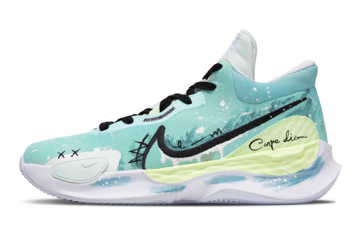 Nike Nike Renew Elevate 3 Low top Basketball Shoes Men's Cyan
