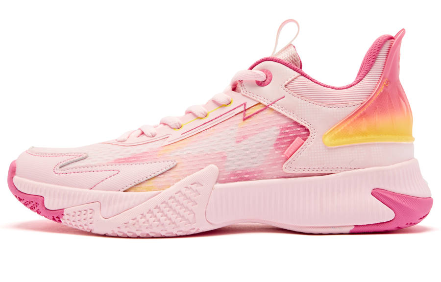 QIAODAN Low top Basketball Shoes Men's Pink