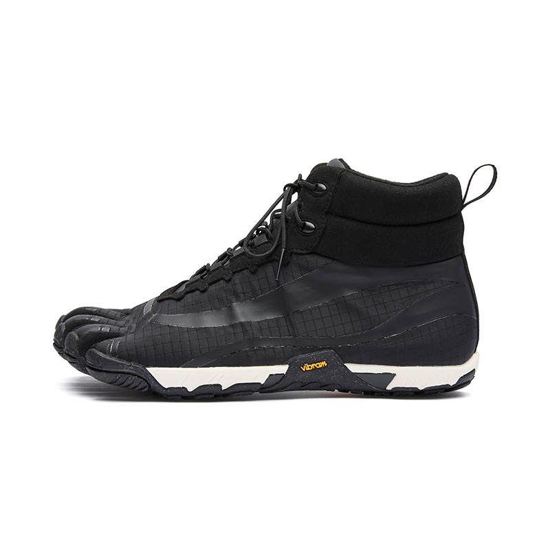 Vibram ROADCOZY Five Fingers Shoes Breathable And Lightweight High top Training Shoes Men's Black