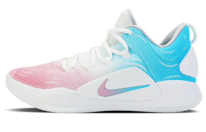 Nike Nike Hyperdunk X Cherry Blossom Sea Cushioning Slip Resistant Cushioning Slip Resistant Low top Basketball Shoes Men's